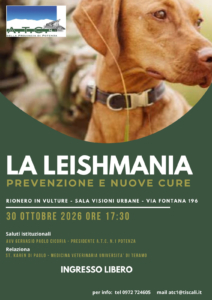 Locandina 30 ott leishmania
